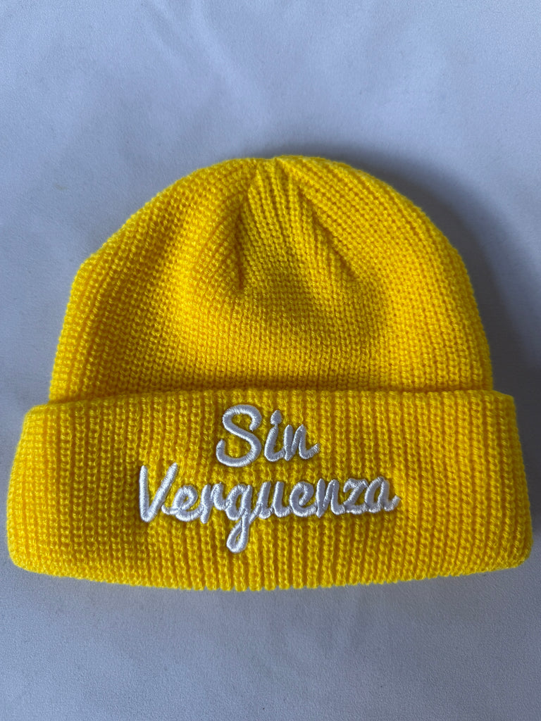 Sin Verguenza Yellow Fisherman Skully