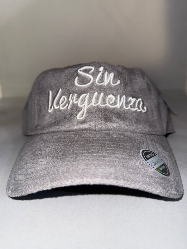 Sin Verguenza Cool Grey Suede