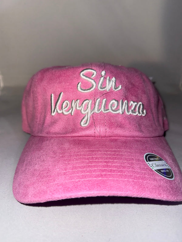 Sin Verguenza Pink Suede